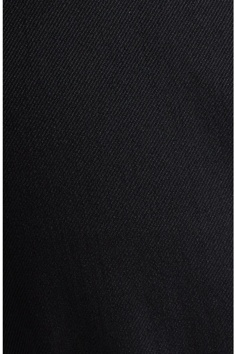 Wool Blend Gabardine Ankle Trousers, Alternate, color, NERO