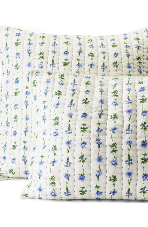Printed Seed Stitch Sham