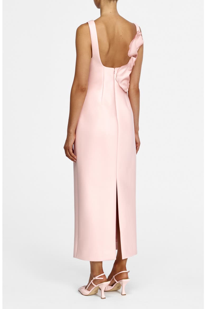 Radburn Floral Appliqué Gown, Alternate, color, SOFT FLAMINGO