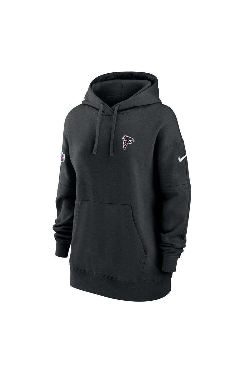 Nike Women's Nike Black Atlanta Falcons 2023 Sideline Club Fleece Pullover Hoodie, Alternate, color, Black