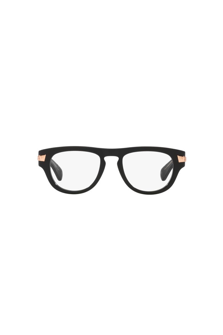 51mm Round optical glasses, Alternate, color, Black