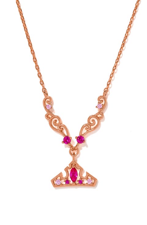 Disney Aurora Crown Pendant Necklace