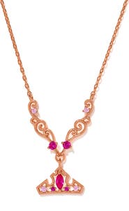 Girls Crew Disney Aurora Crown Pendant Necklace
