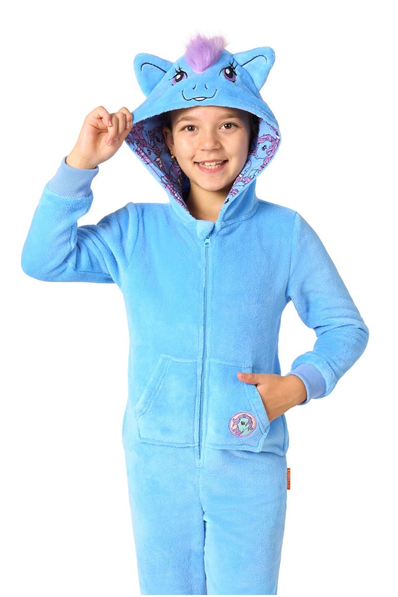 Kids' My Little Pony® - Bluebelle Hooded Jumpsuit, Alternate, color, Light Blue