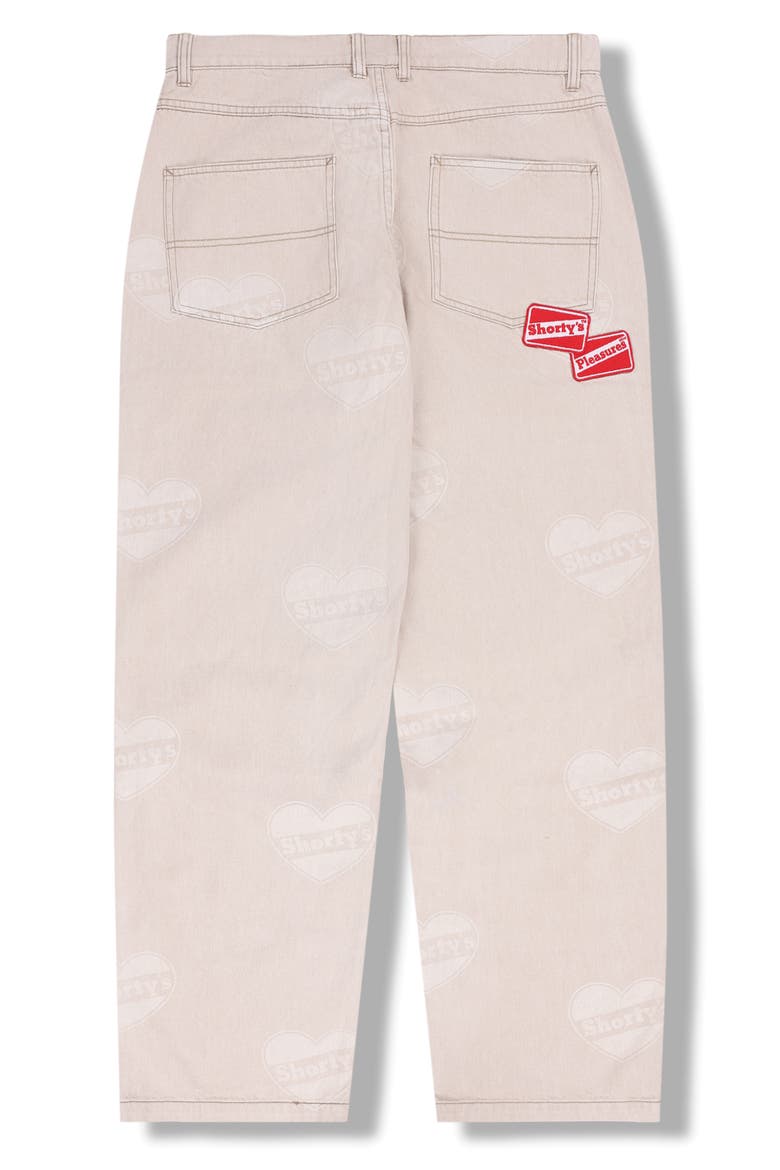 x Shorty's Heart Ultra Loose Fit Work Pants, Alternate, color, BEIGE