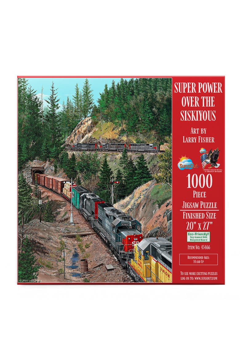 Super Power over the Siskiyous 1000 piece Jigsaw Puzzle for Adults, Alternate, color, Multicolor