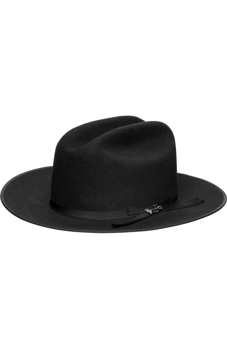 Stetson Open Road Royal Deluxe Hat, Main, color, Black