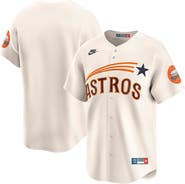 Nike Men's Nike Cream Houston Astros Throwback Cooperstown Collection Limited Jersey