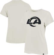 '47 Women's '47 Cream Los Angeles Rams Panthera Frankie T-Shirt