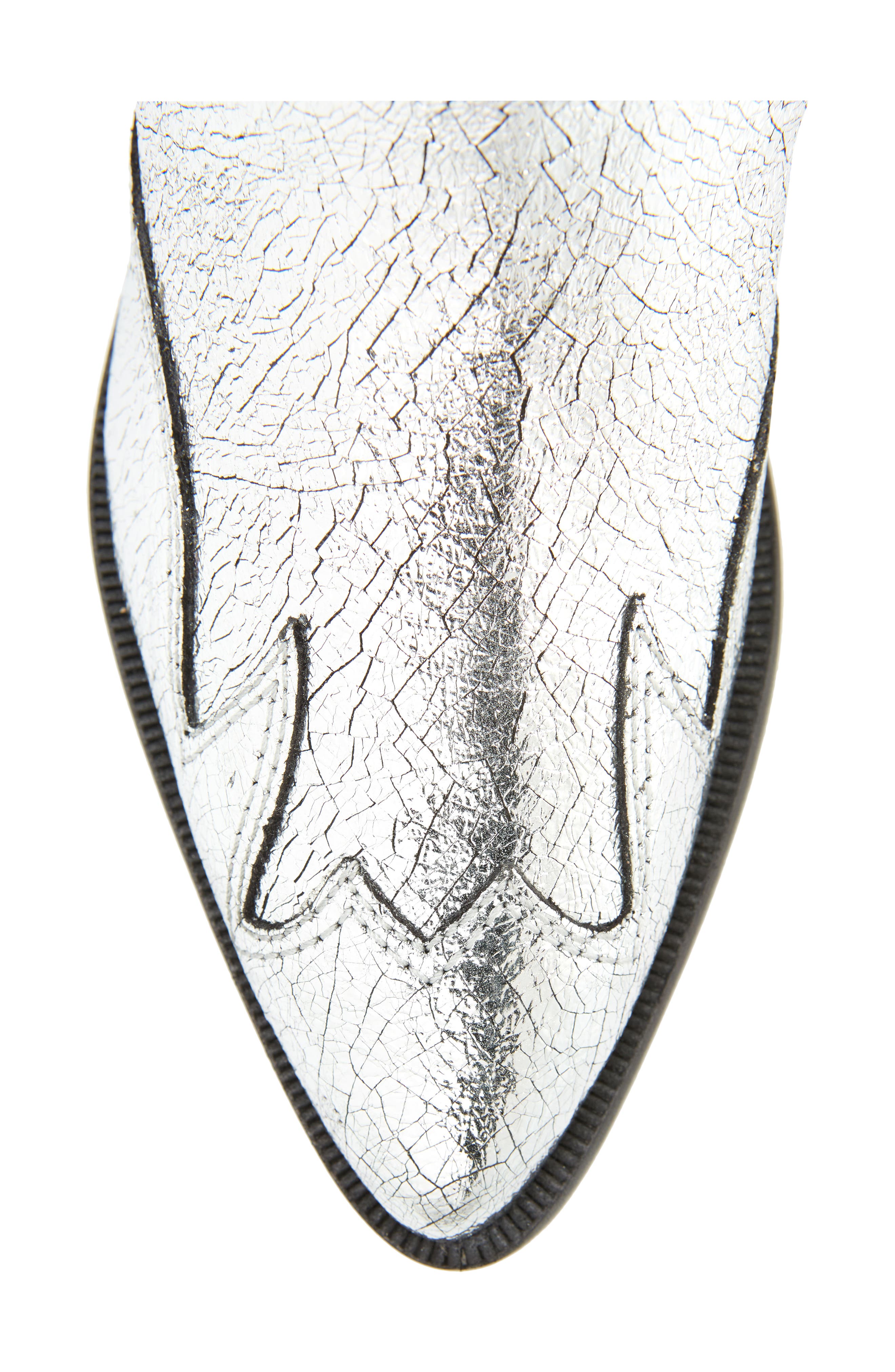 Schutz Cicera West Metallic Boot, Alternate, color, 