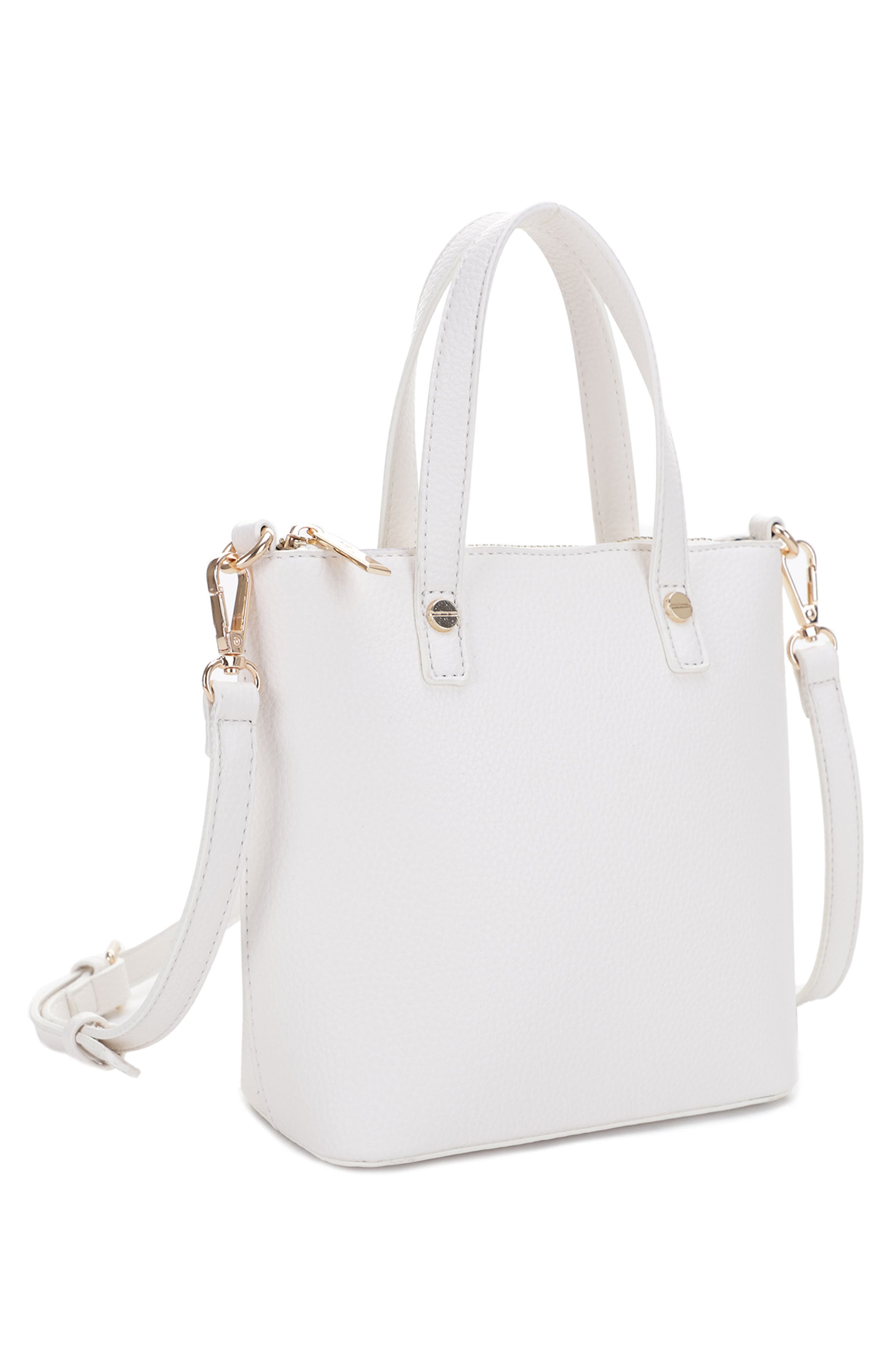 Mali + Lili Mini Mia Vegan Leather Crossbody Tote, Alternate, color, 