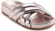 DKNY Crisscross Strap Slide Sandal