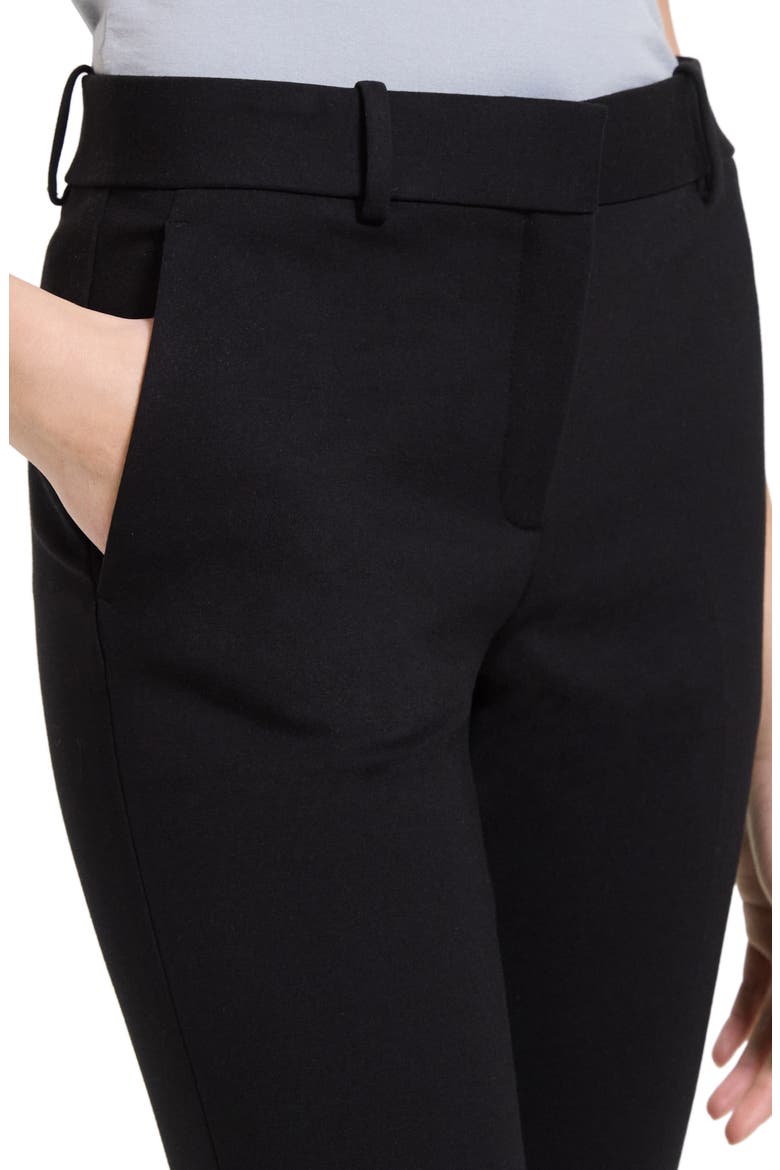 Treeca Slim Fit Crop Pants, Alternate, color, BLACK
