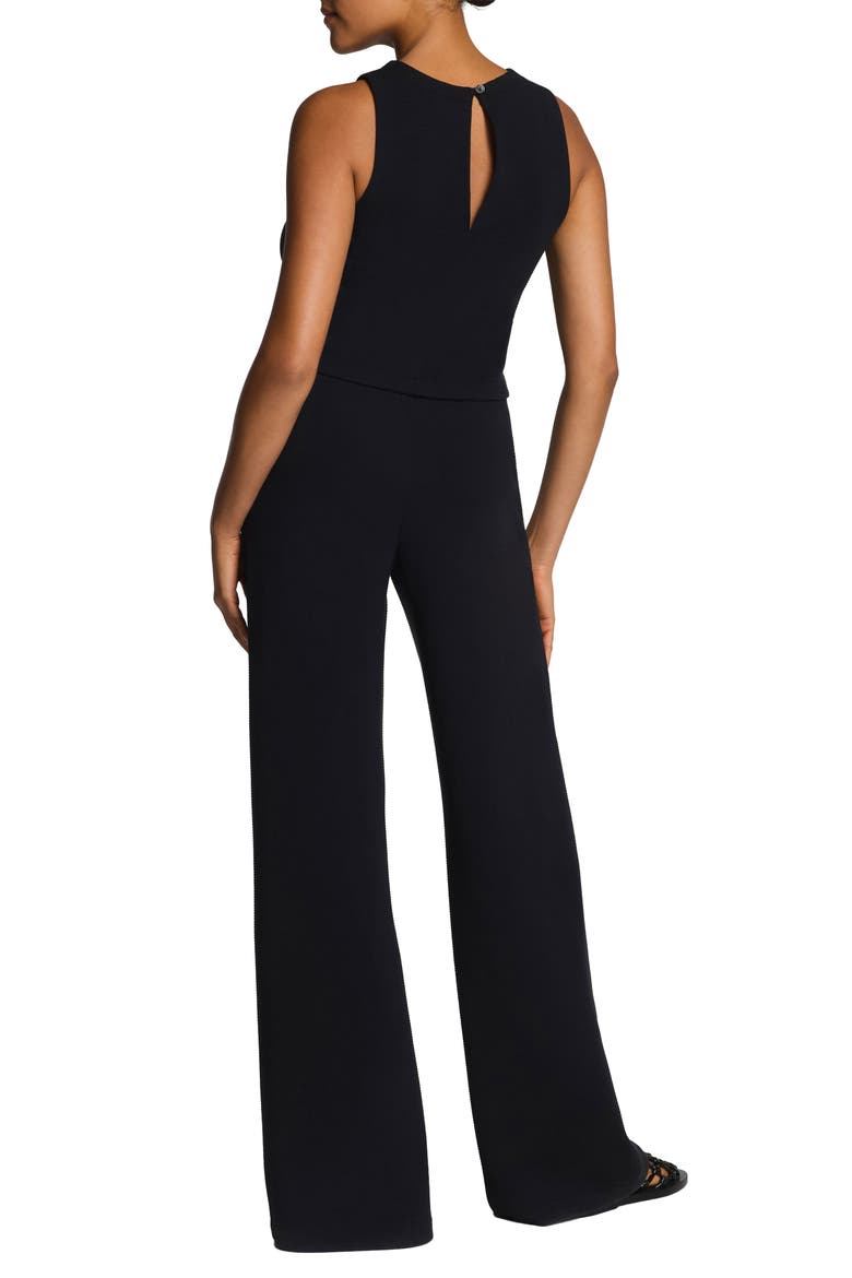 AirEssentials® French Rib Jumpsuit, Alternate, color, VERY BLACK