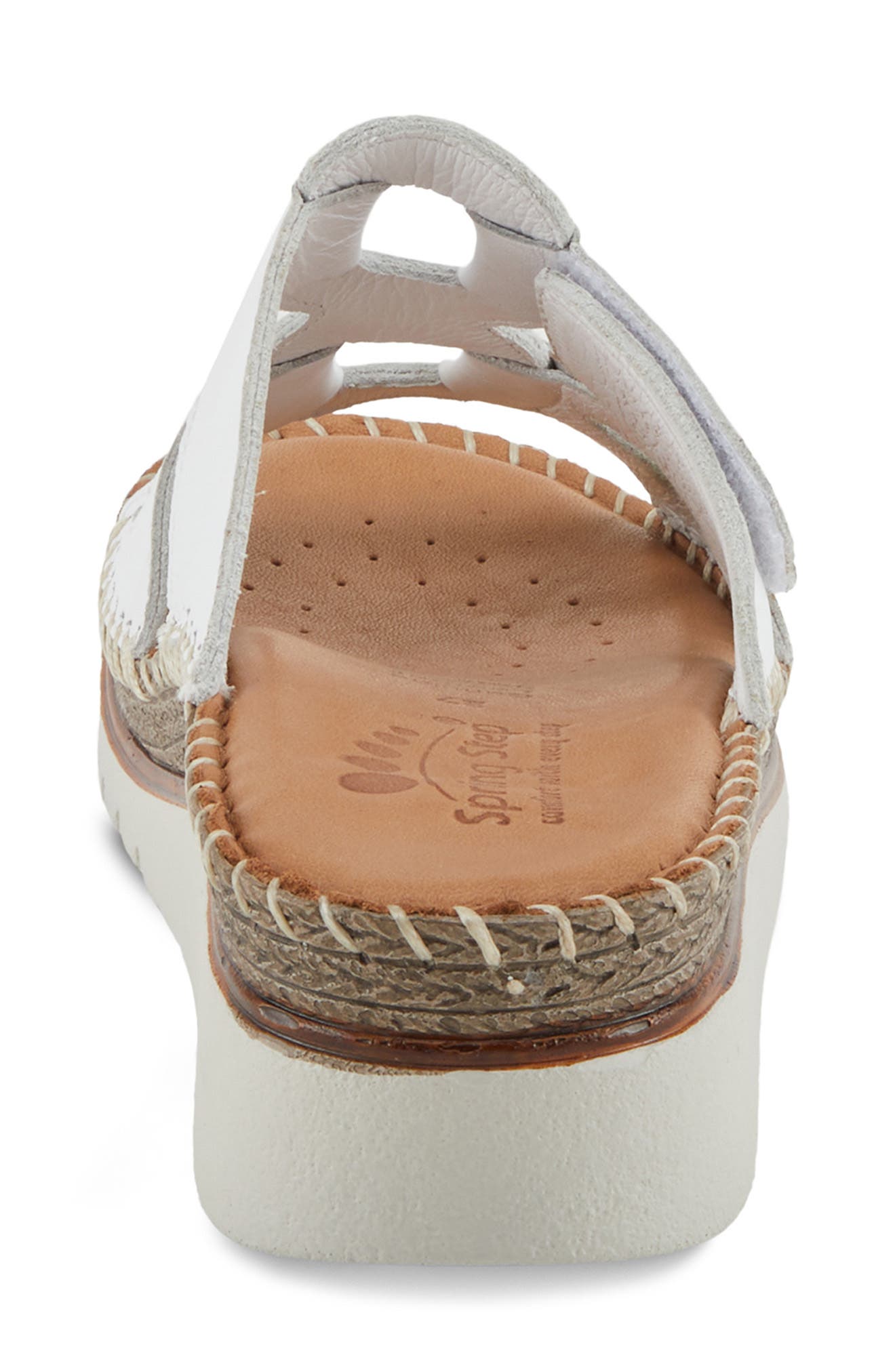 Spring Step Montera Platform Sandal, Alternate, color, White