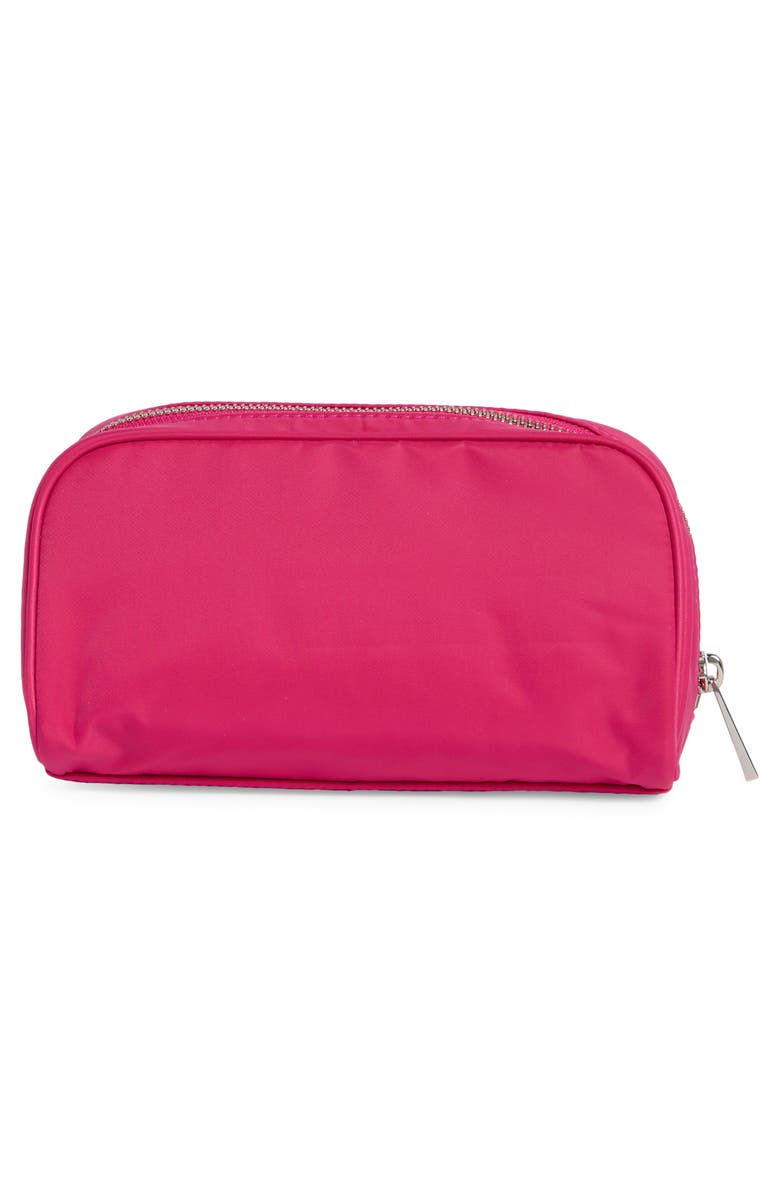Marc Jacobs Preppy Nylon Cosmetic Case, Alternate, color, Hot Pink