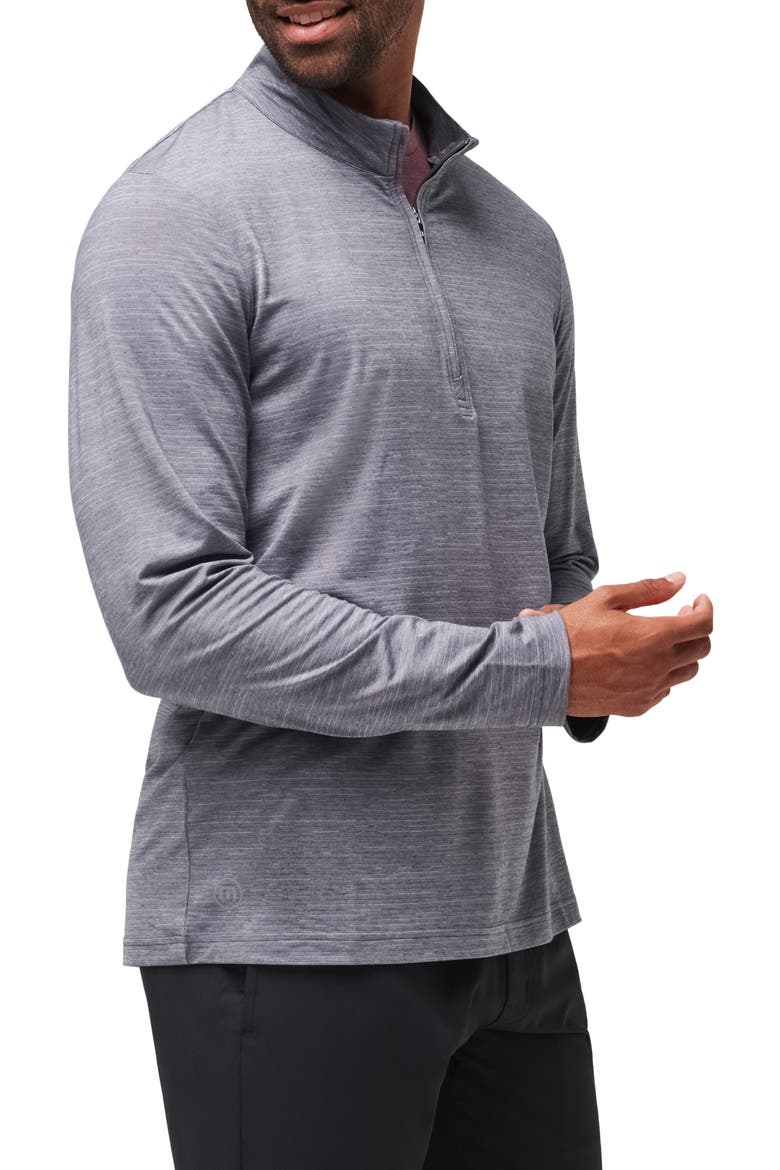 The Heater Quarter Zip Pullover, Alternate, color, SLEET/QUIET SHADE