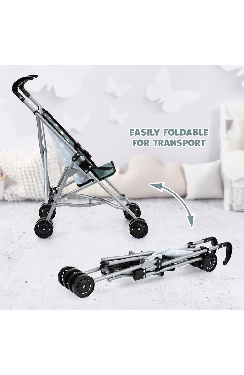 Bayer Design Buggy Umbrella Stroller, For Dolls Up to 18", Ages 3+, Alternate, color, Multicolored