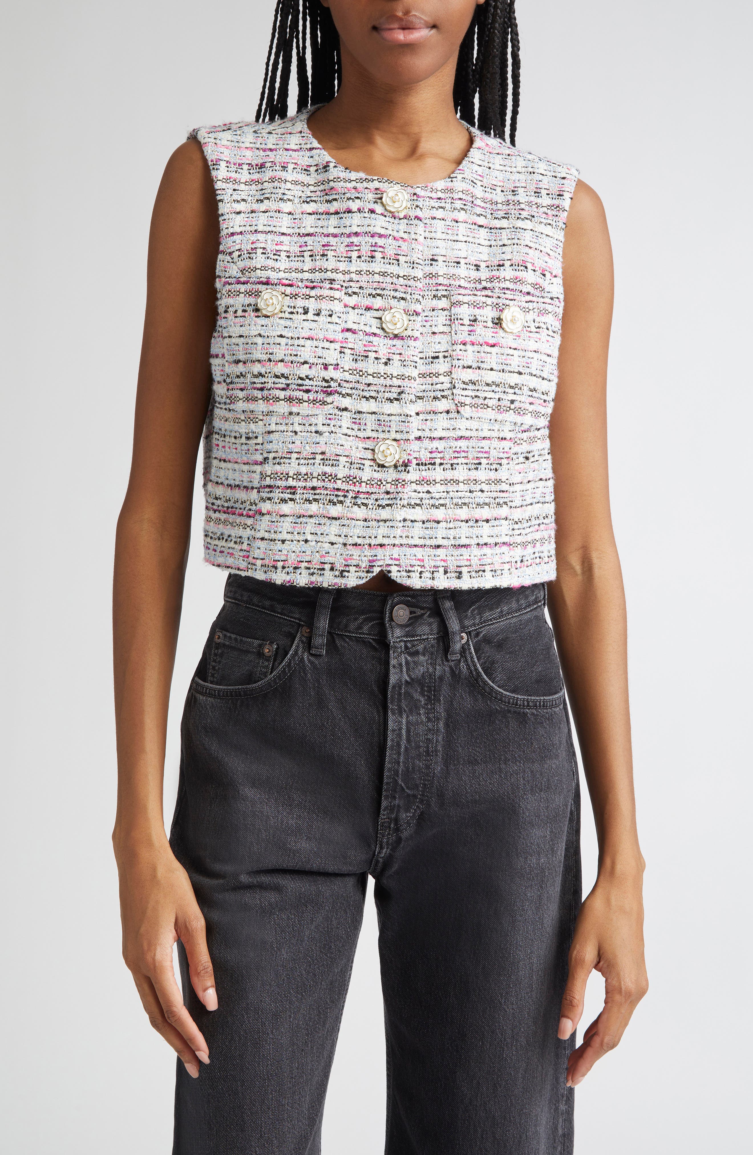 Cinq à Sept Auden Tweed Vest