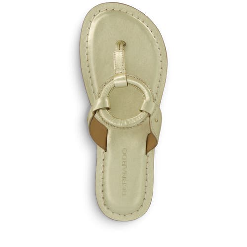 Bernardo Footwear Matrix 2 Thong Sandal In Champagne