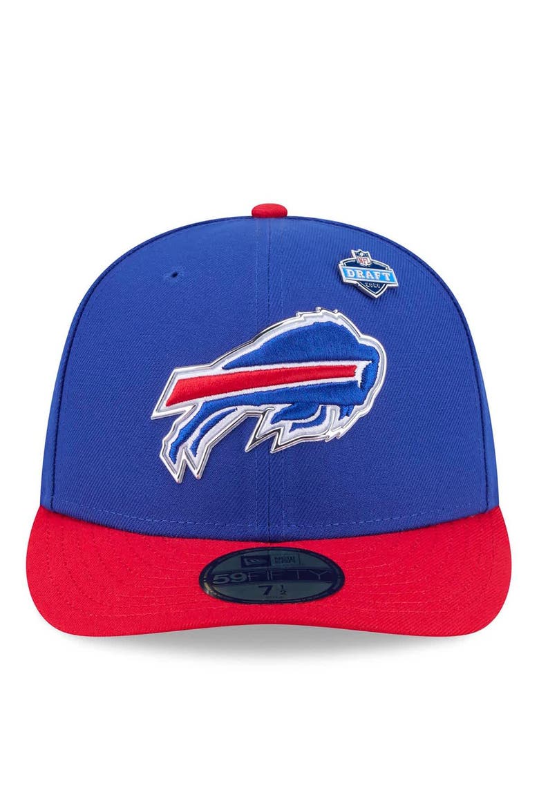Men's New Era  Royal/Red Buffalo Bills 2026 NFL Draft Pre-Curved 59FIFTY Fitted Hat, Alternate, color, Royal