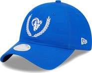 New Era Women's New Era Royal Los Angeles Rams Leaves 9TWENTY Adjustable Hat