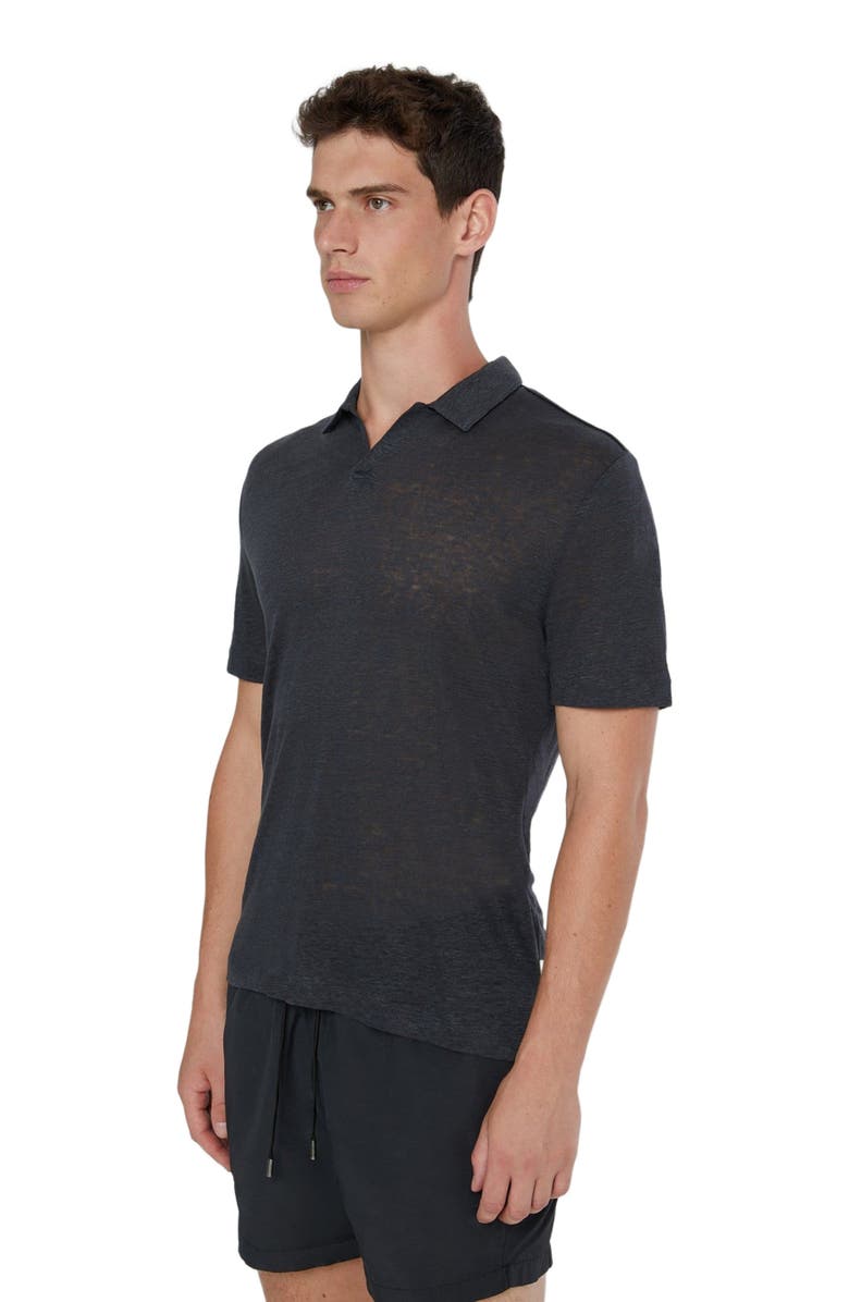 Onia Shaun Linen Polo, Alternate, color,