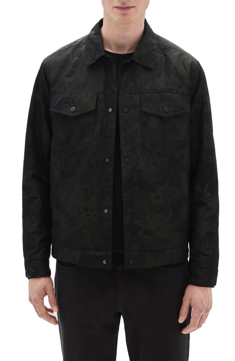 Robert Barakett Canning Camo Jacket, Main, color, Olive