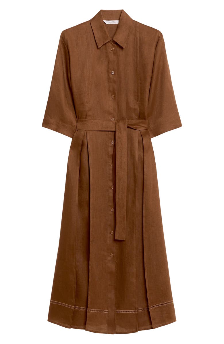 Max Mara Leisure Nocino Linen Shirtdress | Nordstrom