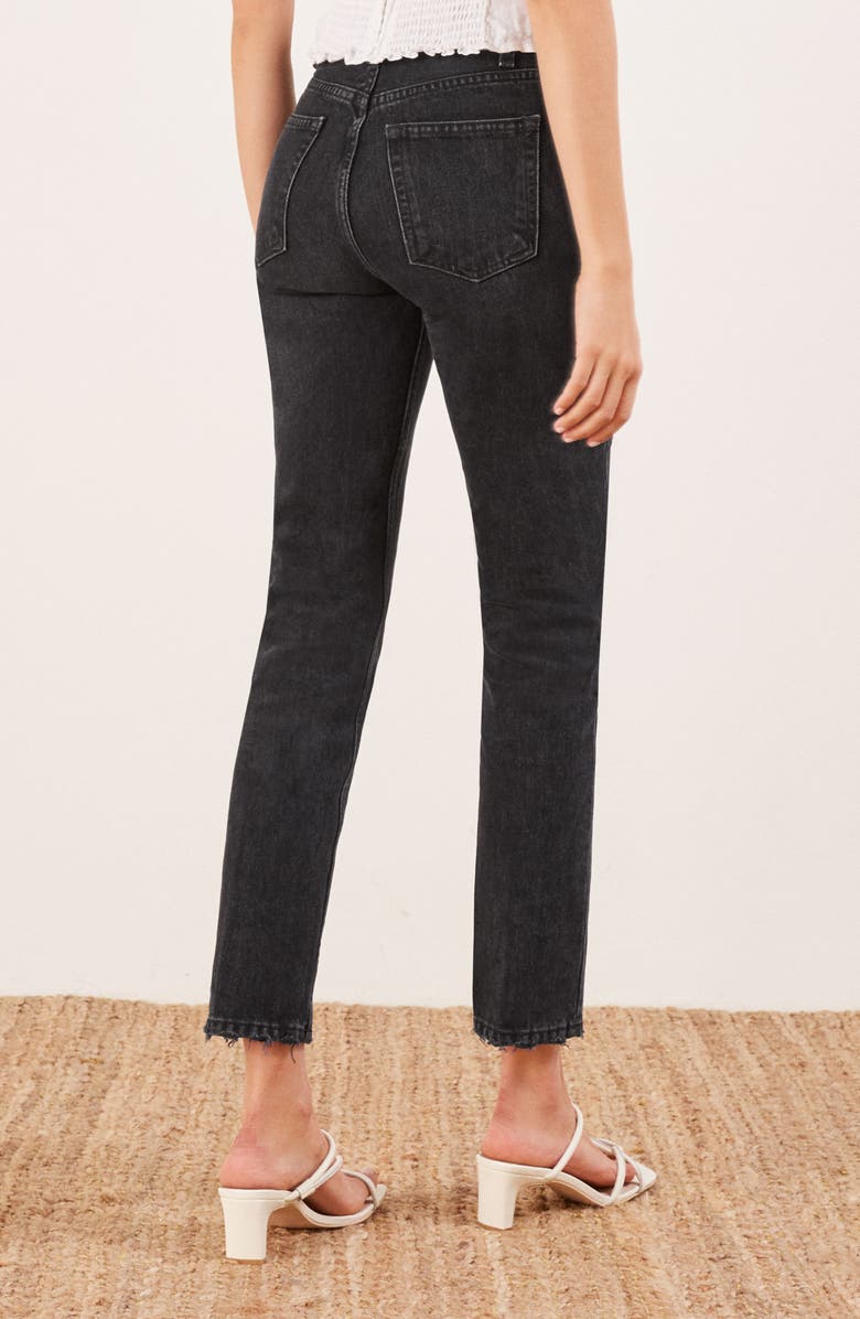 Reformation Julia High Waist Cigarette Jeans, Alternate, color,