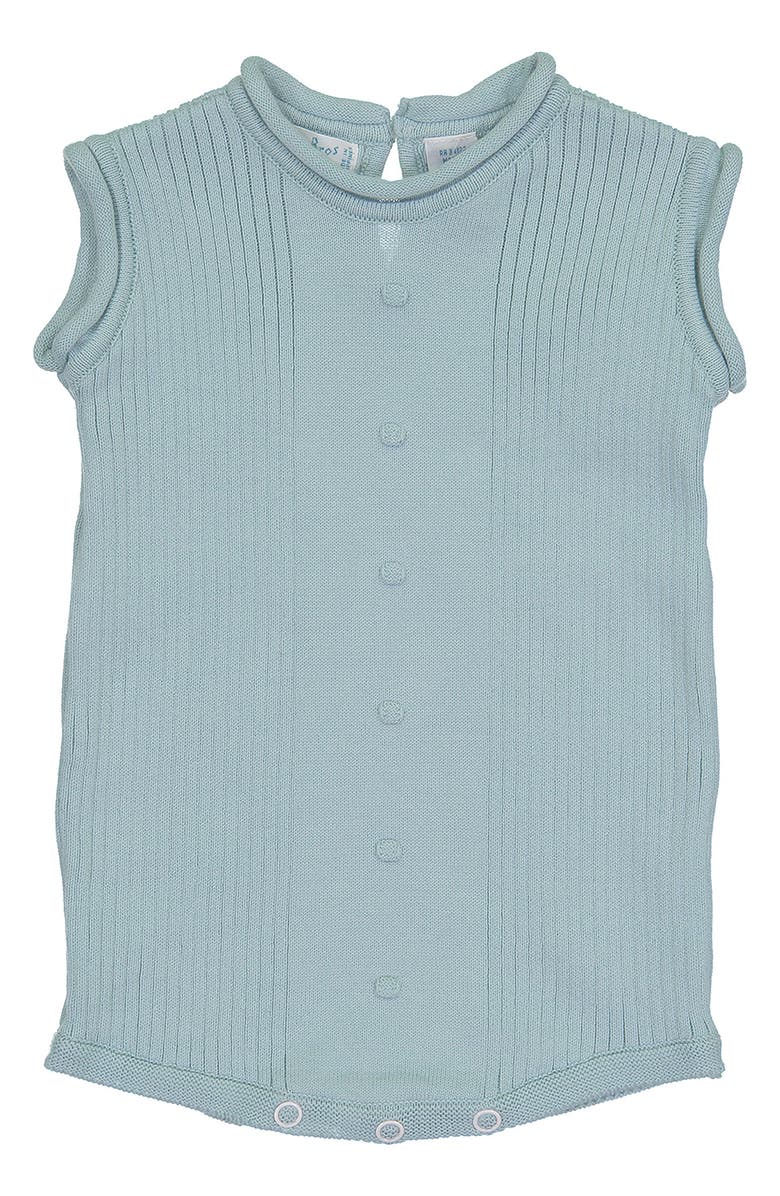 Feltman Brothers Sleeveless Knit Romper, Main, color, Mint