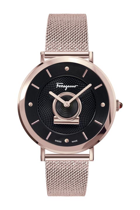 Women's Minuetto Stainless Steel Watch, 36mm