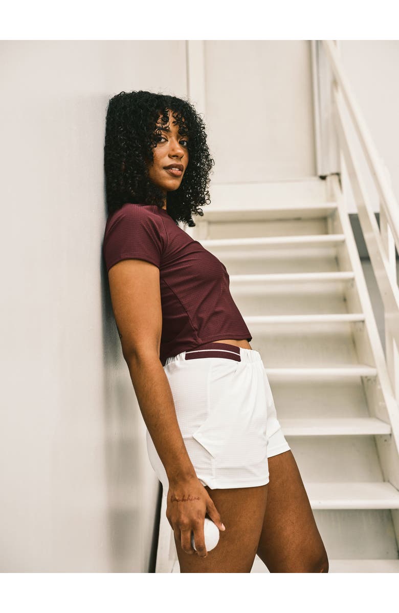 Sergio Tacchini Eva Shorts, Alternate, color, Brilliant White