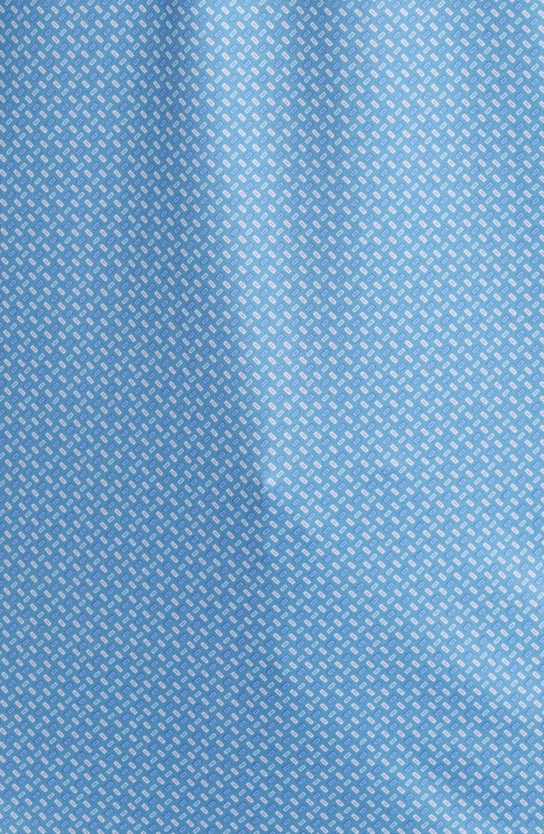 johnnie-O Ralph Geo Print Featherweight Performance Polo, Alternate, color, Carbon Fiber