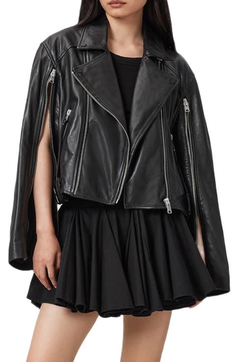 Masone Leather Biker Jacket