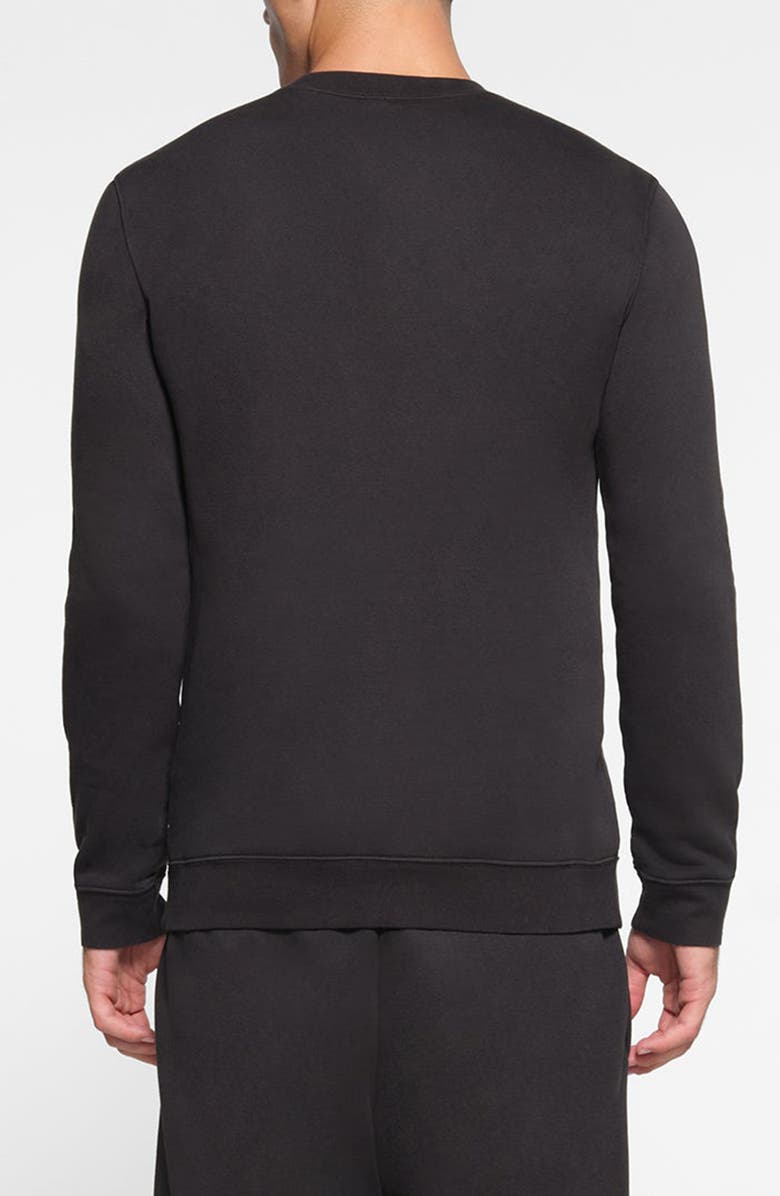 SKIMS Cotton Blend Crewneck Sweatshirt, Alternate, color, 