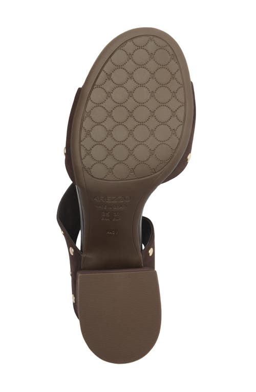 Arezzo Kara Ankle Strap Sandal In Brown