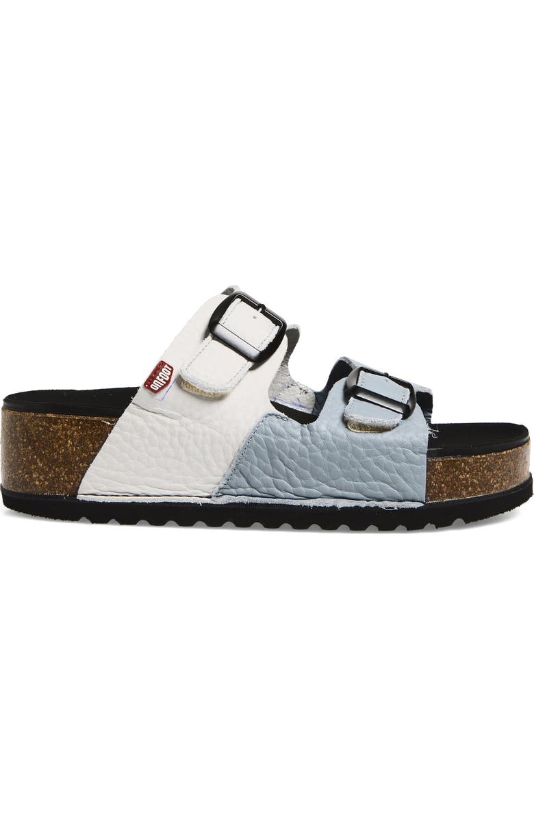 On Foot Naoshima Double Strap Slide Sandal, Alternate, color, Illusion/ Grey