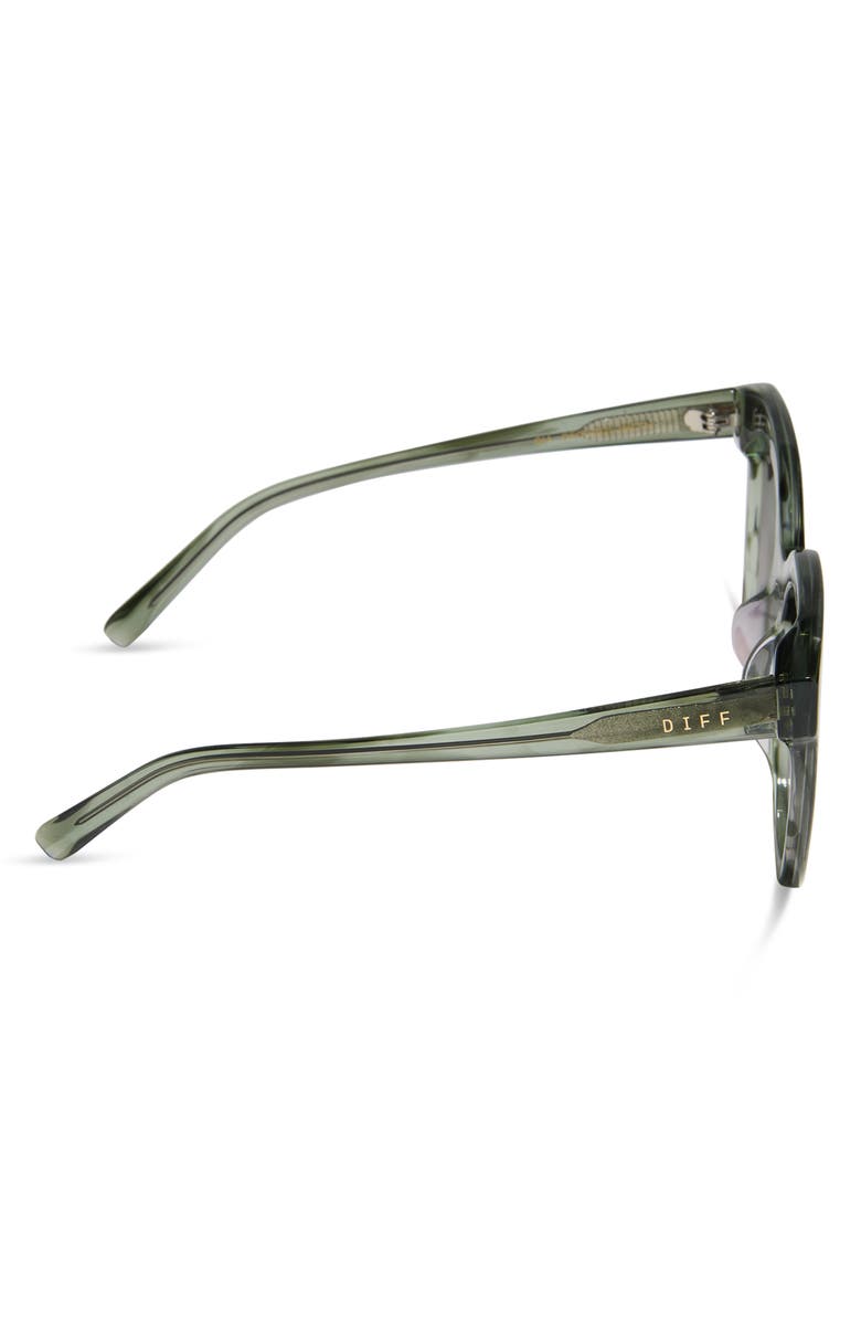 DIFF Gia 62mm Oversize Square Sunglasses, Alternate, color, Cool Matcha Mirror