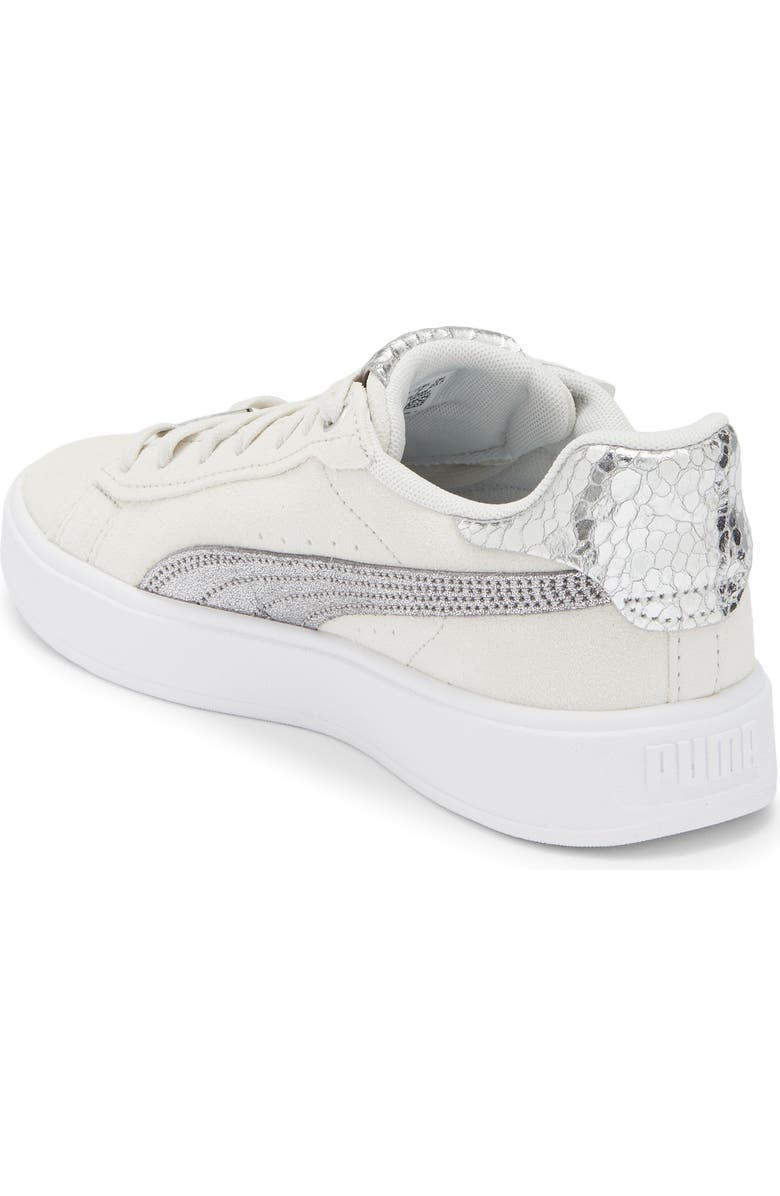 PUMA Aveline Low Top Sneaker, Alternate, color, Feather Gray/ Puma Aged Silver