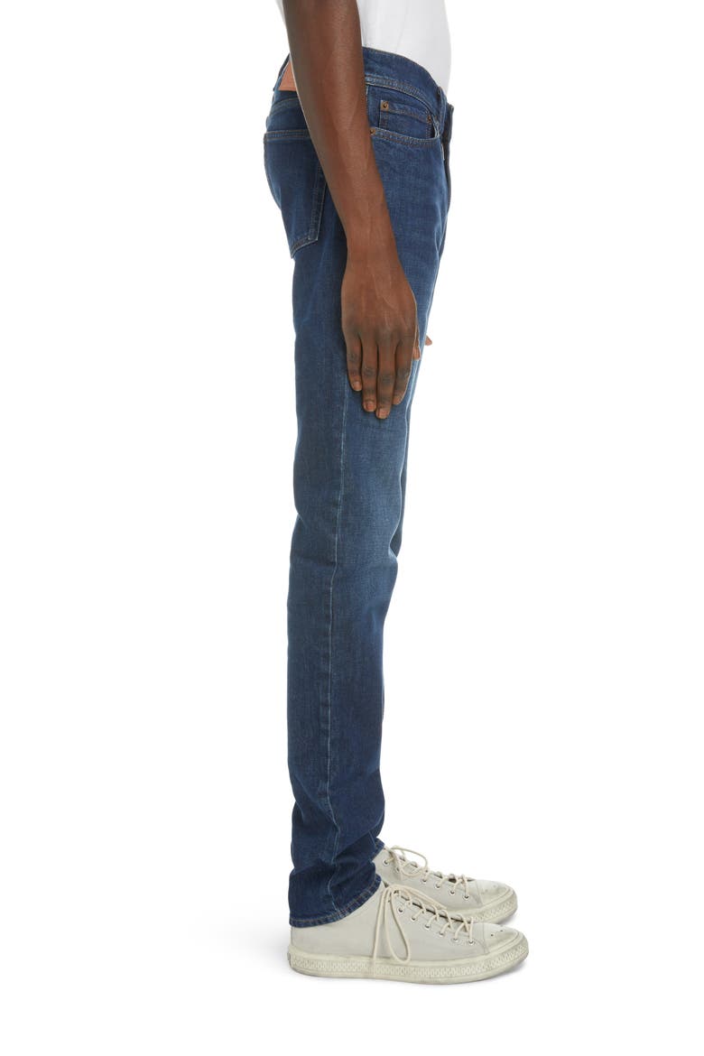 North Skinny Fit Jeans, Alternate, color, DARK BLUE