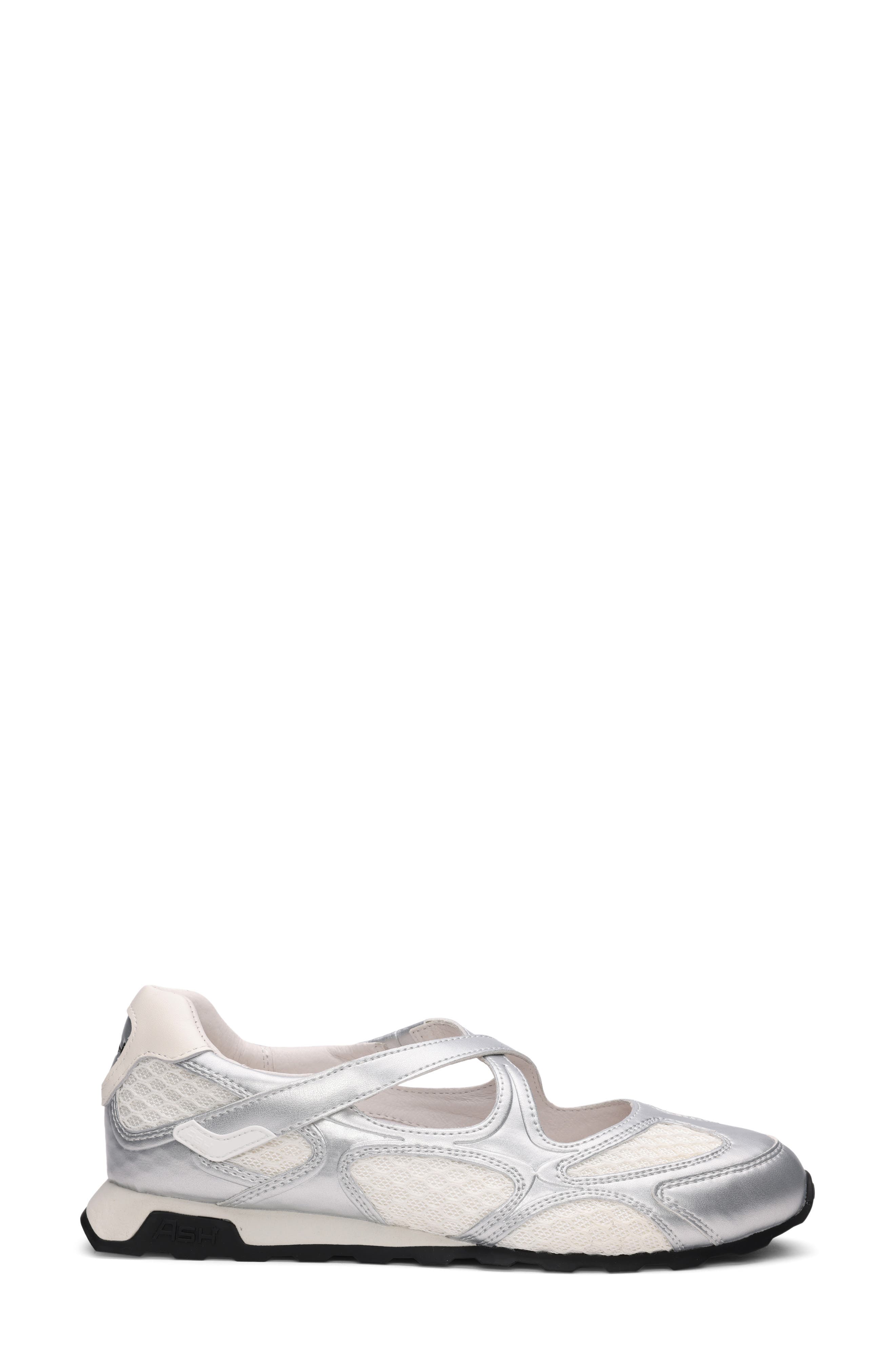 Kore Ballet Sneaker, Alternate, color, SILVER/ WHITE