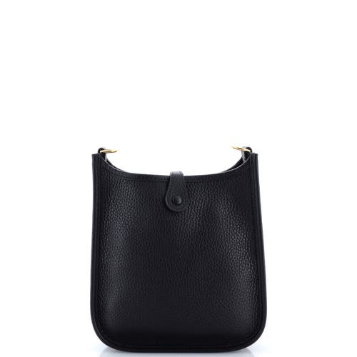 Pre-owned Hermes Hermes Evelyne Bag Gen Iii Clemence Tpm In Black