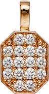 Sethi Couture Small Pav� Diamond Tag Pendant