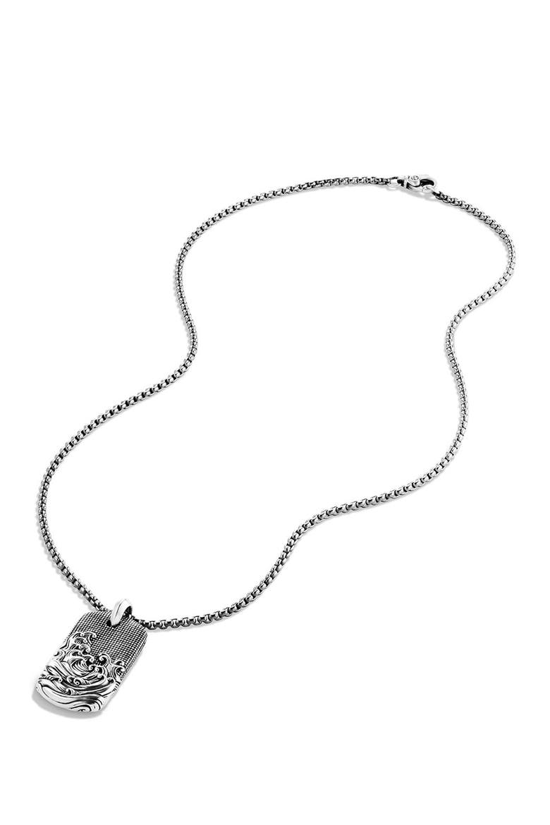 Waves Tag, Alternate, color, SILVER