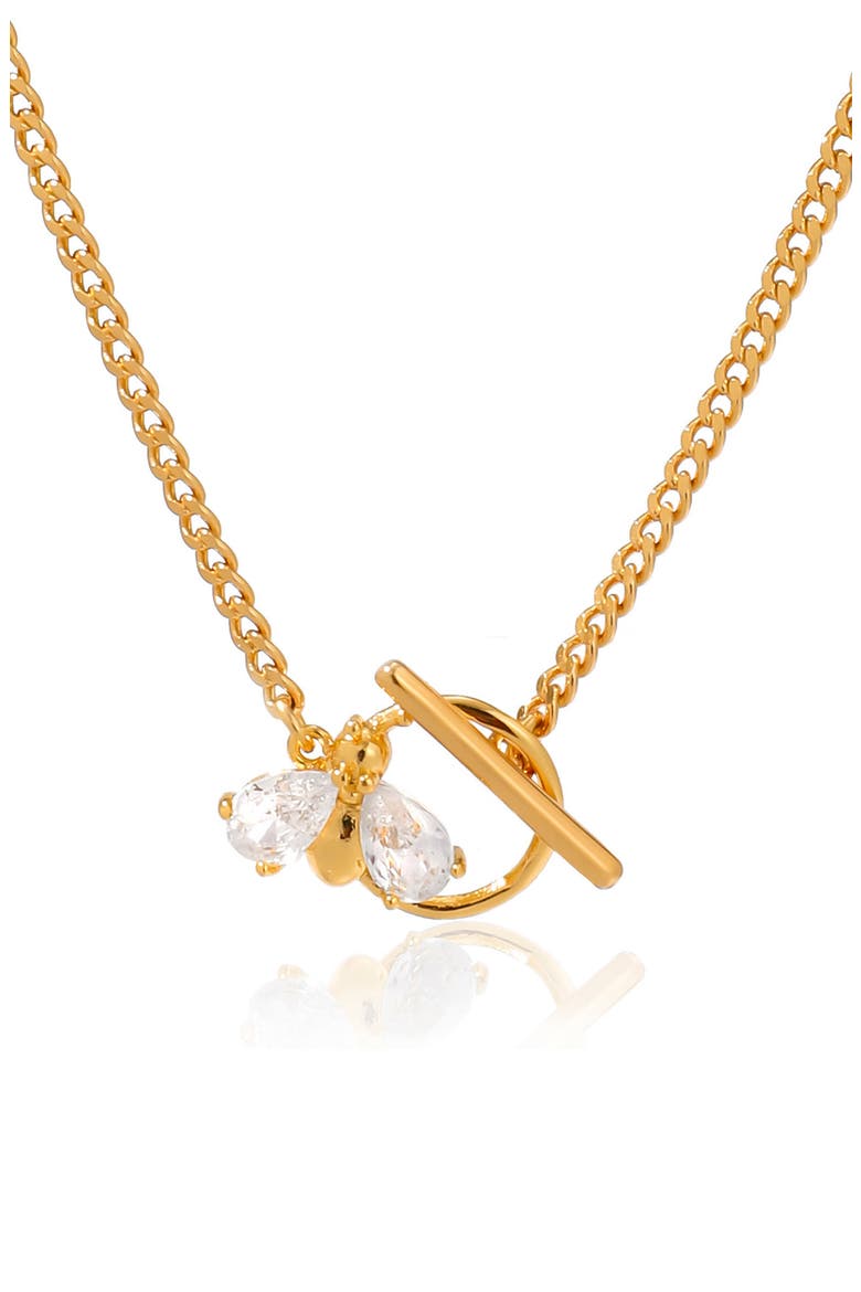 Honey Lock Necklace, Main, color, GOLD