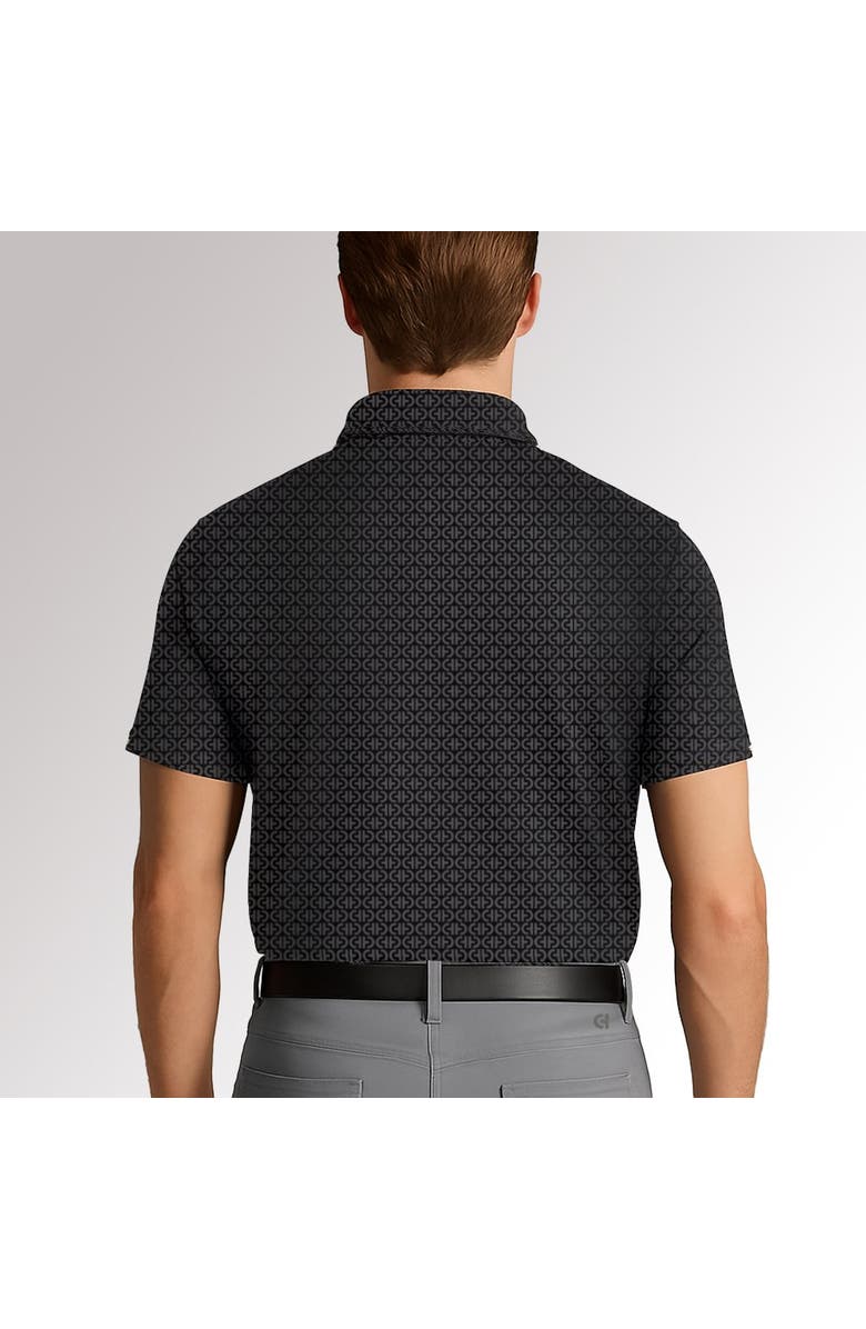 Cole Haan Golf Apparel Iconic Polo, Alternate, color, Jet Black Ch Print