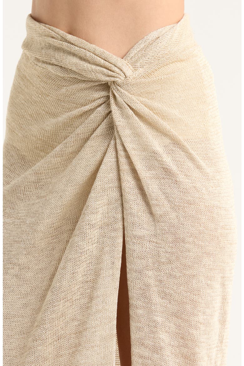 Cover-Up Maxi Skirt, Alternate, color, BEIGE