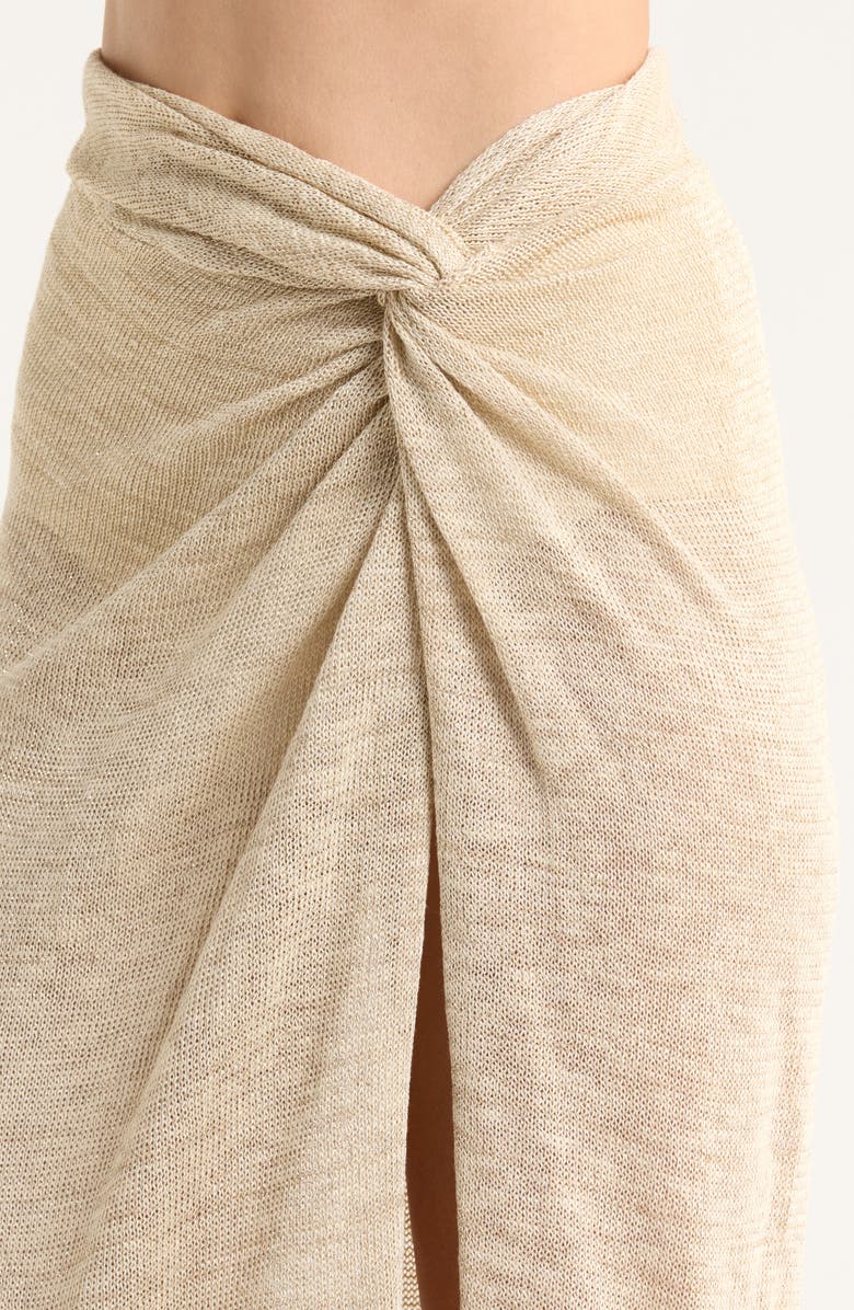 Elan Cover-Up Maxi Skirt, Alternate, color, Beige