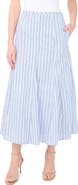 1.STATE Godet Hem Poplin Midi Skirt